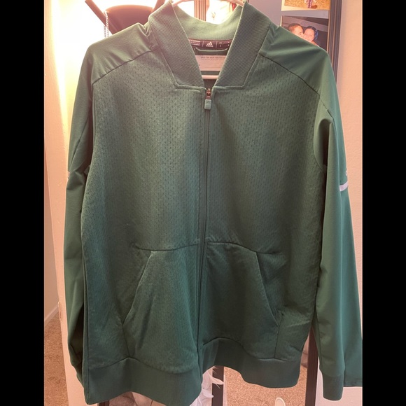 adidas Jackets & Blazers - Adidas green light weight jacket Mens large- Women’s Medium - worn only 2 times